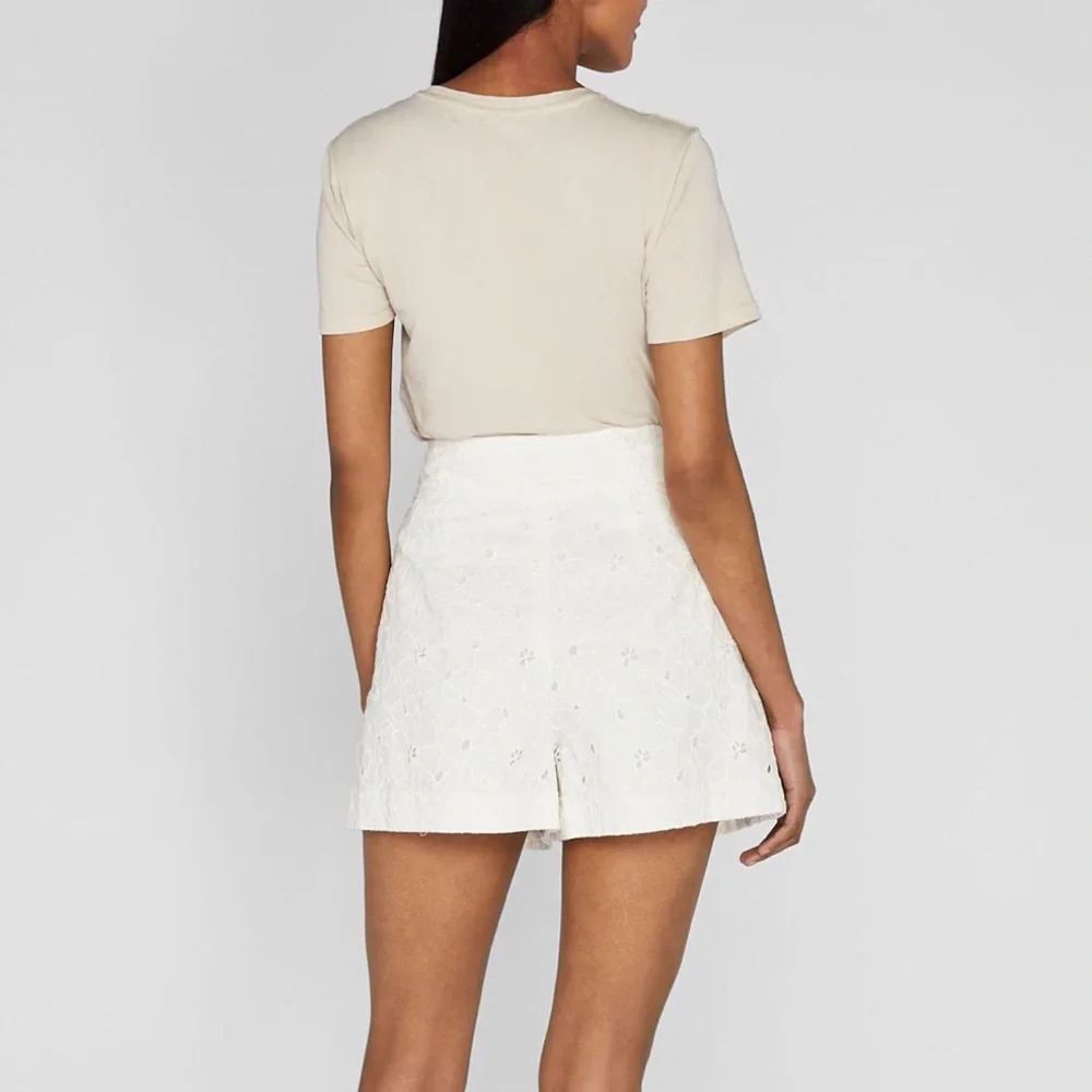 Club Monaco Eyelet ‘Blanc de Blanc’ Shorts